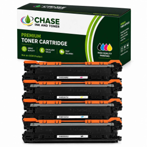 Compatible HP 507A BCMY toner cartridge multipack replacing CE400X, CE401A, CE402A and CE403A cartridges.