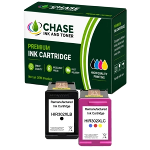 Remanufactured HP 302XL Black & Colour Ink Multipack – Extra High Yield